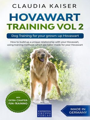 cover image of Hovawart Training Vol 2 – Dog Training for your grown-up Hovawart